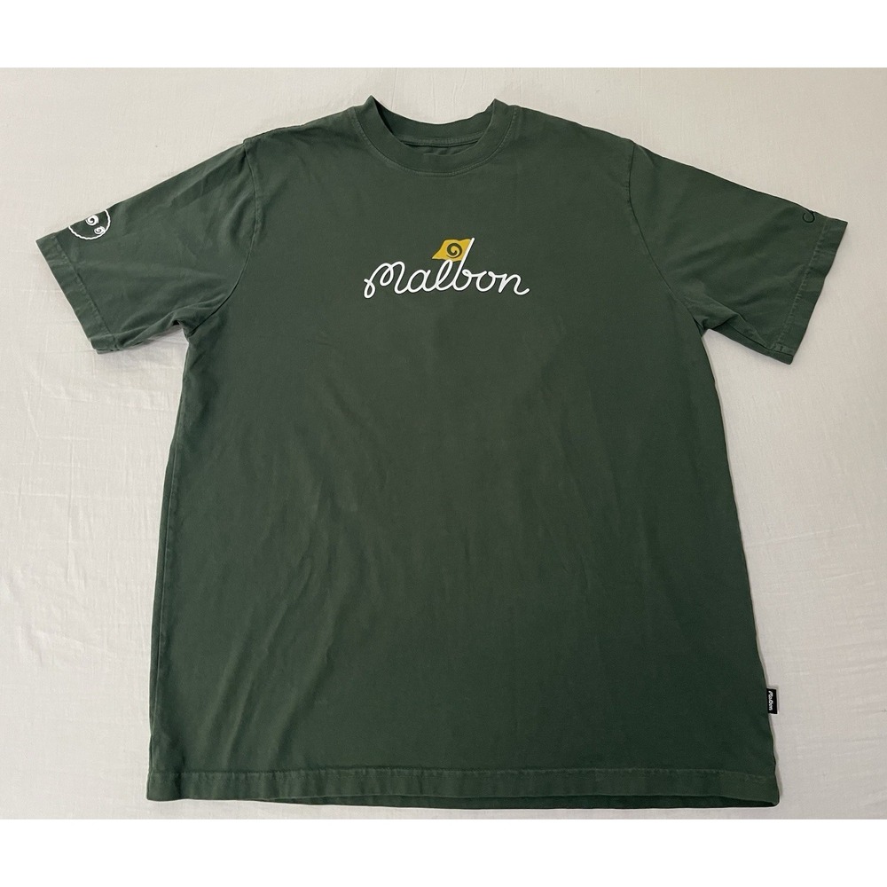 Malbon Golf CAA Sports Hiker T-Shirt Size M Green